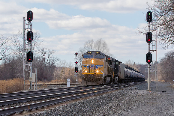 UP 7515 (AC60CW)  Leads K610-13 Ethanol Loads 03-14-21