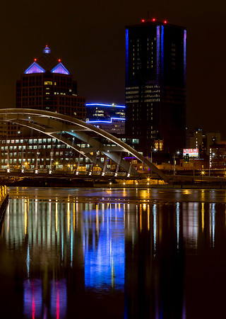"Blue Roc at Night"     Rochester,NY